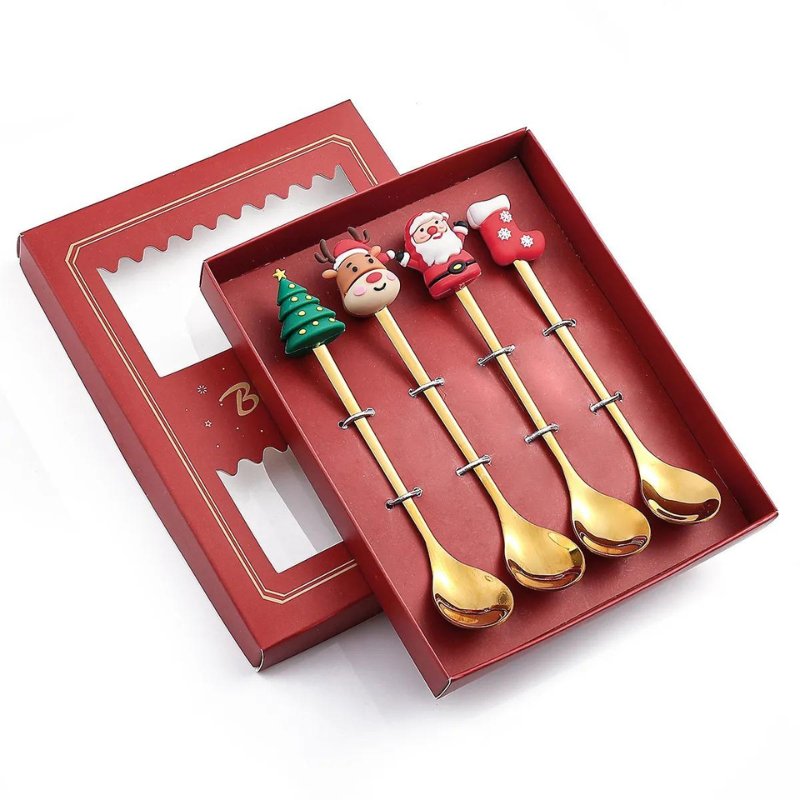 Conjunto de Talheres Decorativos De Natal - Economiza+